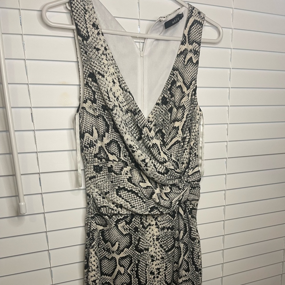 Animal print dress